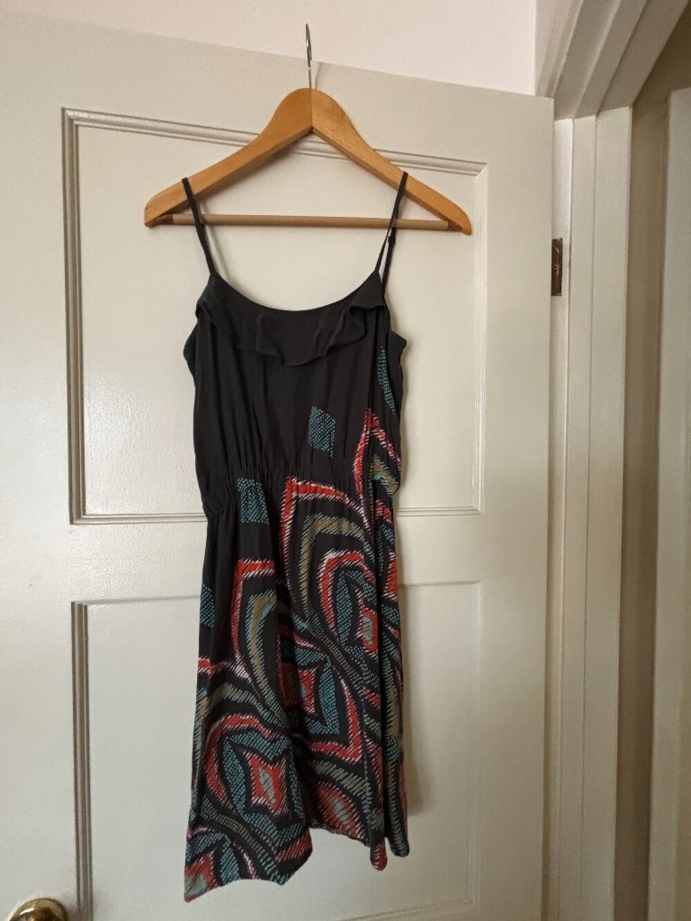 Mango XS Spaghetti Strap Summer Dress